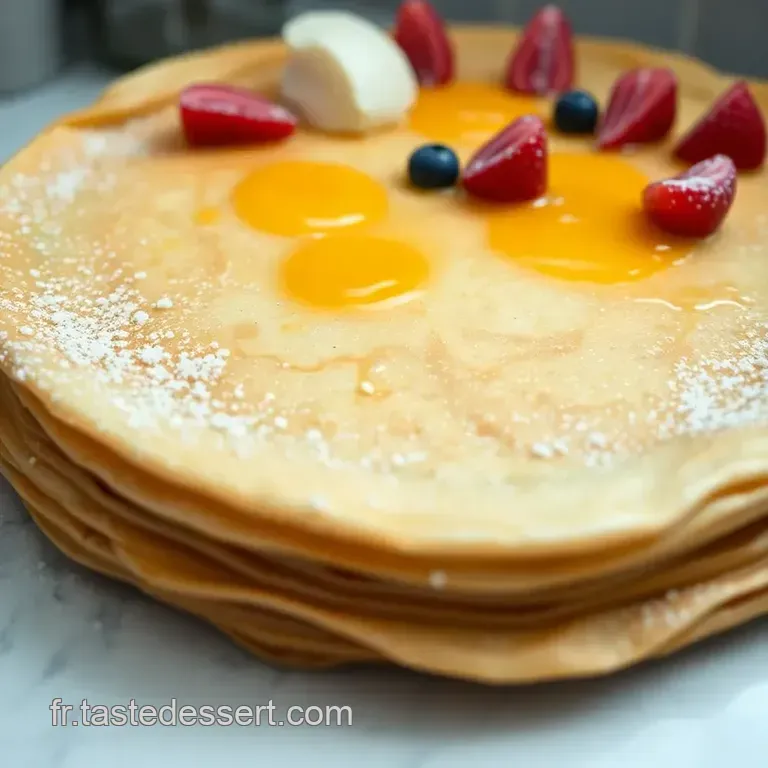 Rainbow Cr&ecirc;pe Cake: Le G&acirc;teau Arc-En-Ciel Facile &Agrave; &Eacute;blouir! presentation