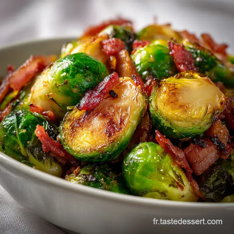 Recette Choux Bruxelles Croustillants aux Lardons