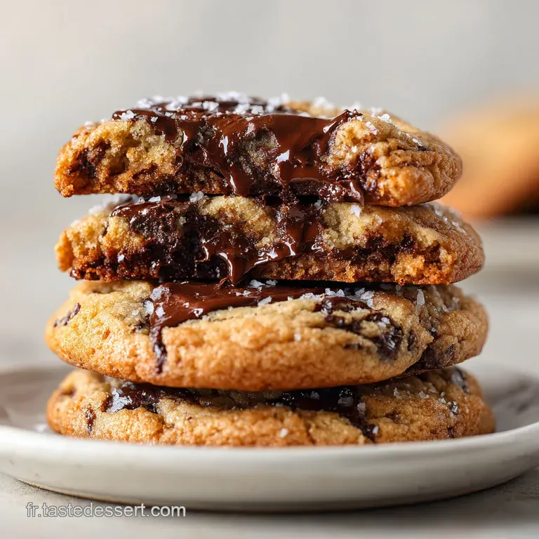 Recette Cookies Au Chocolat Moelleux et Gonfl&eacute;s