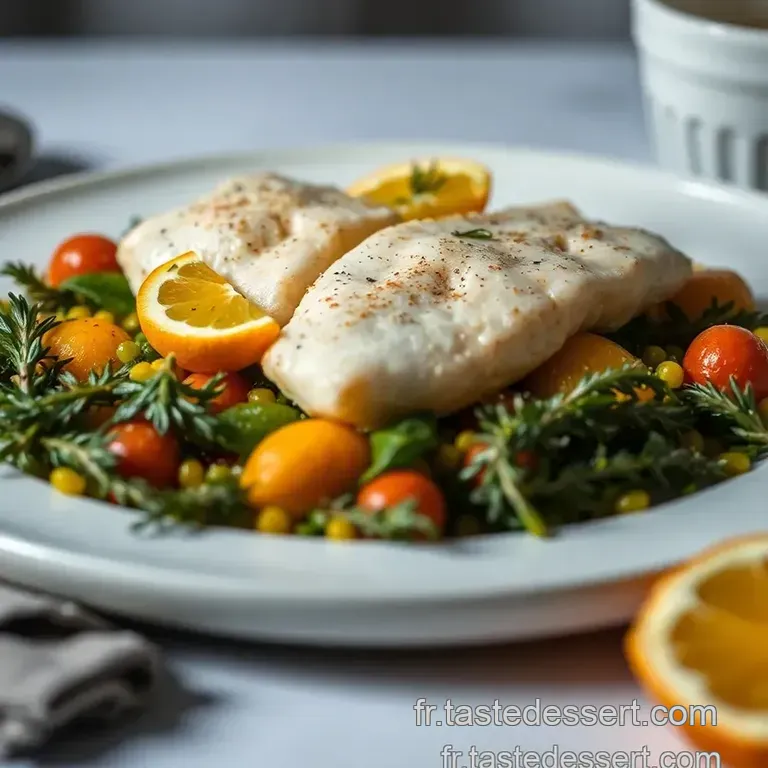 Recette De Filet De Dorade Aux Agrumes presentation