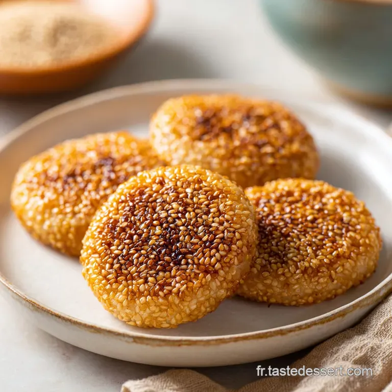 Elegant plate featuring a single, pillowy mochi; subtle pastel color with a dusting of flour, hinting at a delicate, chewy...