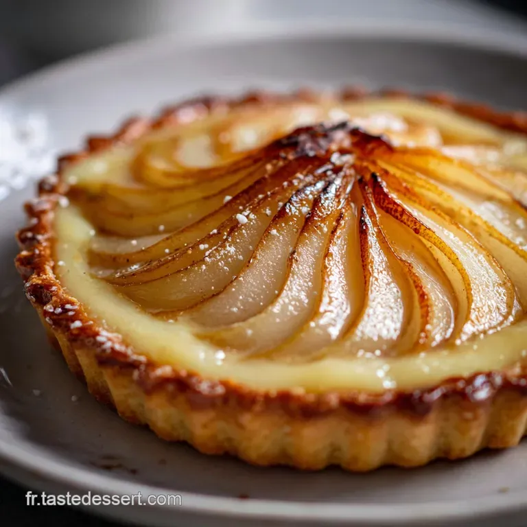 Recette Pour Tarte Aux Poires Amandine