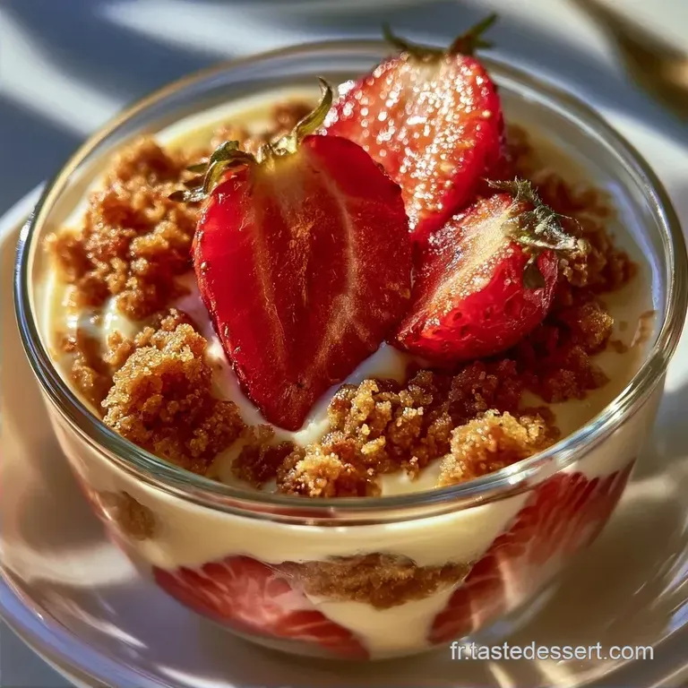 Verrines Fraises et Mascarpone en 15 Minutes