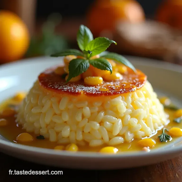 Riz Au Lait Vanille Et Caramel De Cl&eacute;mentines presentation