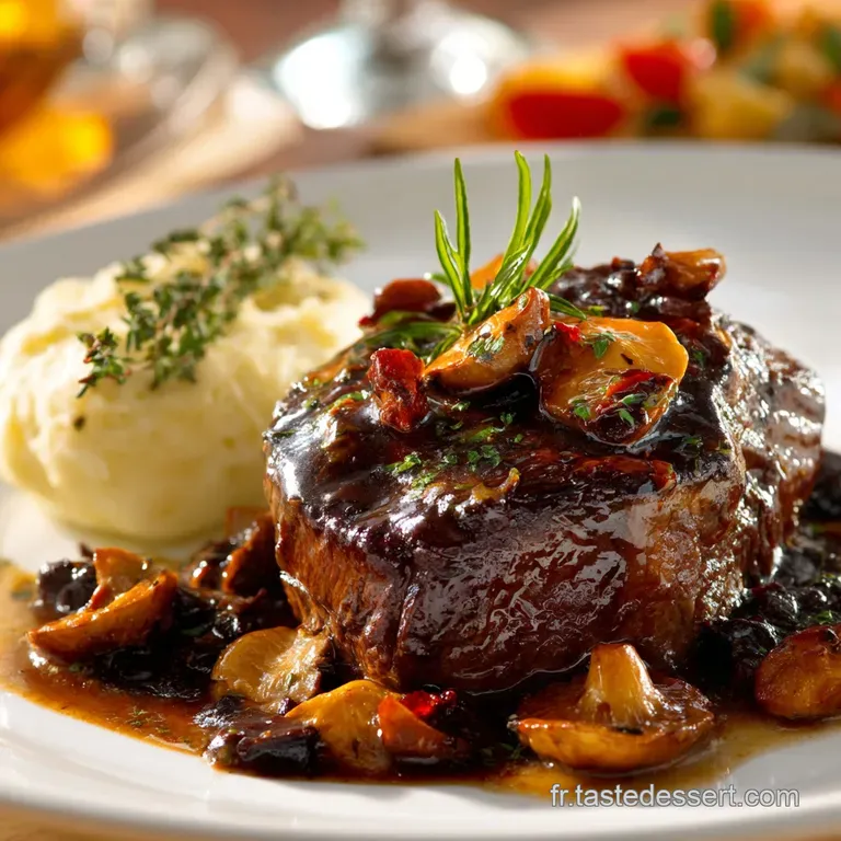 Le R&ocirc;ti de B&oelig;uf du Dimanche Sauce Cr&eacute;m&eacute;e aux C&egrave;pes Sauvages