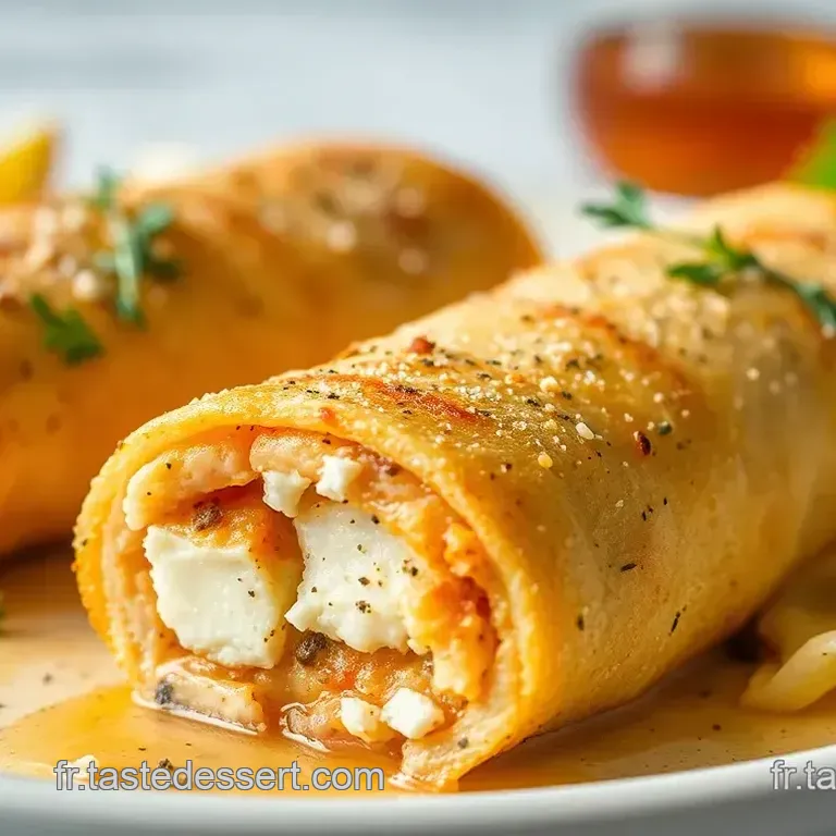 Roulades de Feta &agrave; l Airfryer