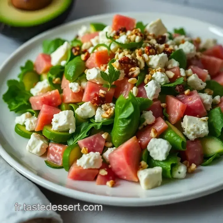 Salade Avocat Et Pamplemousse Surprise presentation