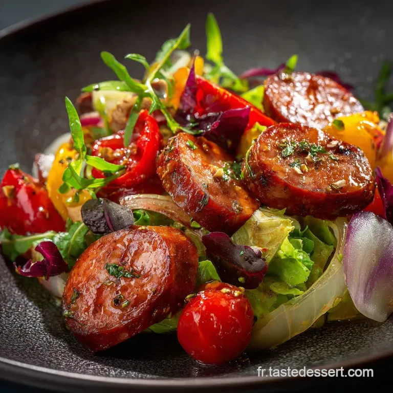 Salade de Cervelas et Comt&eacute; Recette Authentique Alsacienne