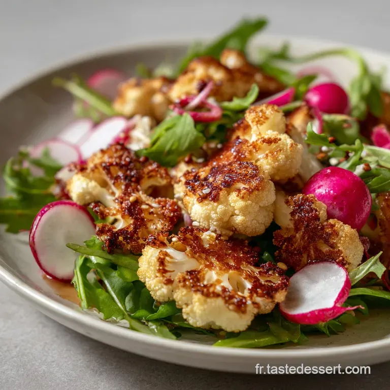 Salade Choufleur Radis : R&ocirc;ti Radis Piquant
