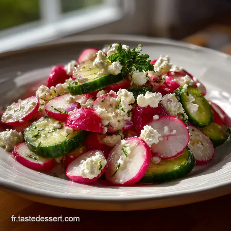 La Meilleure Salade De Concombre Radis Et Feta Estivale