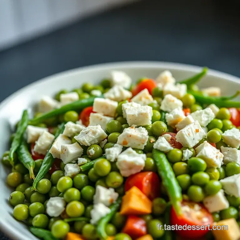 Salade Croquante d &Eacute;t&eacute;: Haricots Verts Feta & Pignons