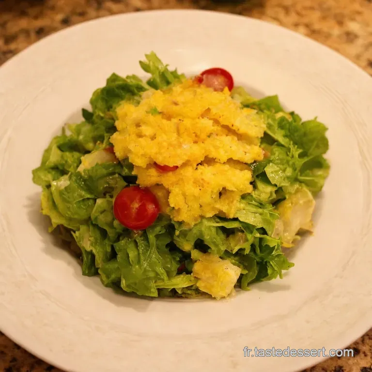 Salade Croquante De Radis Past&egrave;que Concombre Et Vinaigrette Citronmiel presentation