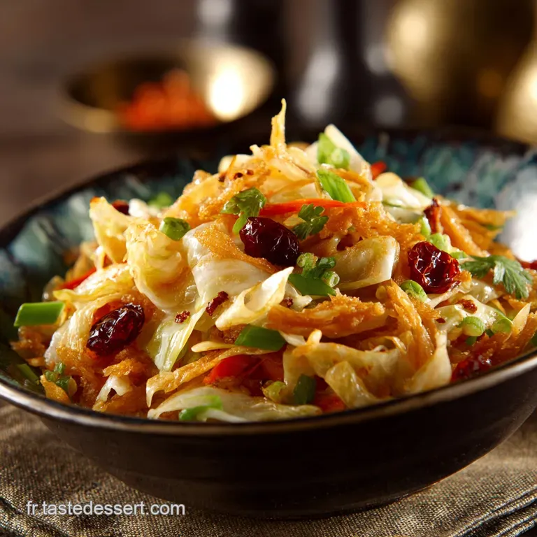Salade De Chou Chinois Croquante Limp&eacute;riale Croquant Exquis En 25 Min presentation
