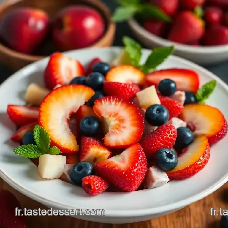 Salade de Fruits d &Eacute;t&eacute; &agrave; la Fran&ccedil;aise