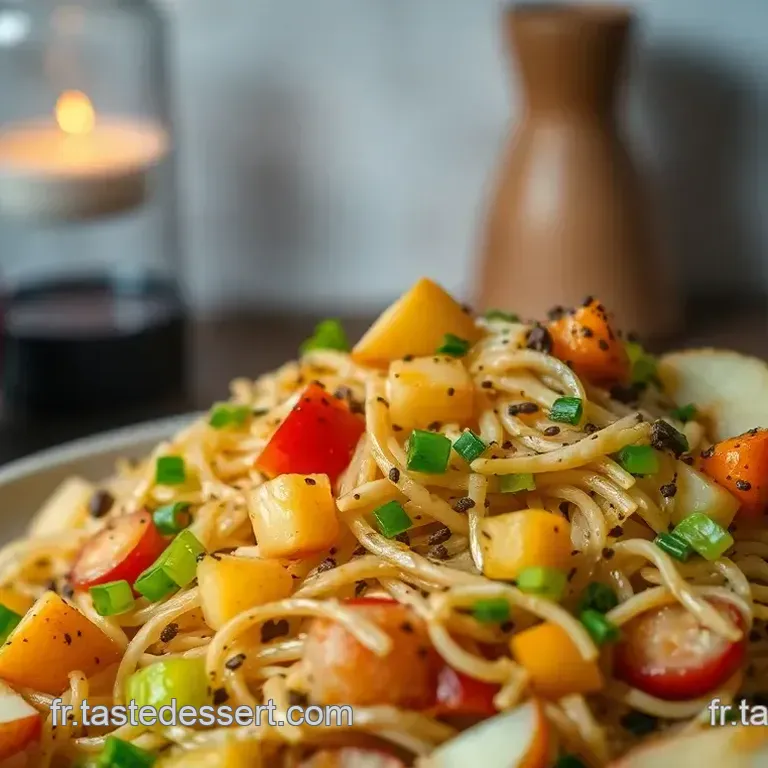 Salade de Hareng Fum&eacute; aux Pommes et Ail Noir