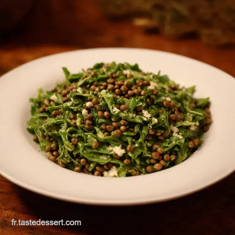 Salade De Lentilles &Agrave; La Fran&ccedil;aise presentation