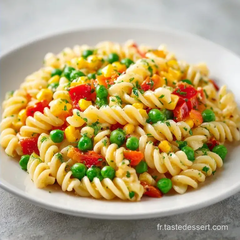Salade De P&acirc;tes Color&eacute;e: Croquante et Fra&icirc;che