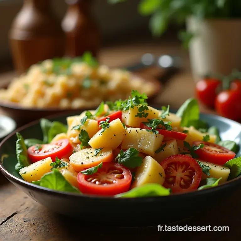 La Bella Vita En Salade Sublime Salade De P&acirc;tes Fra&icirc;cheur presentation