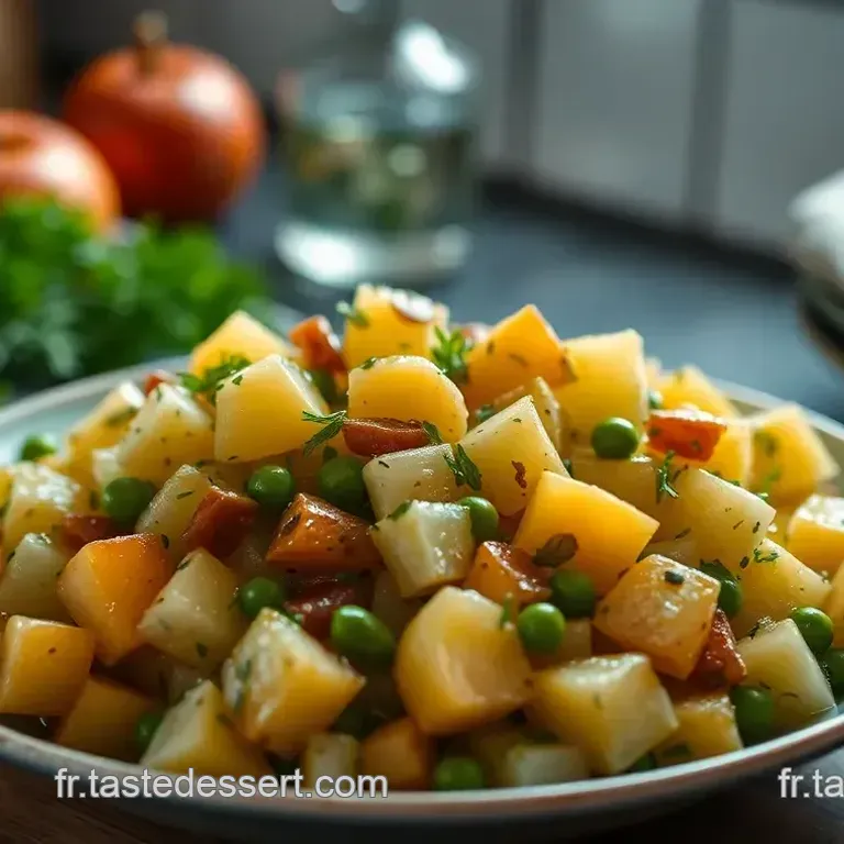 Salade de Pomme de Terre Savoureuse aux Fines Herbes