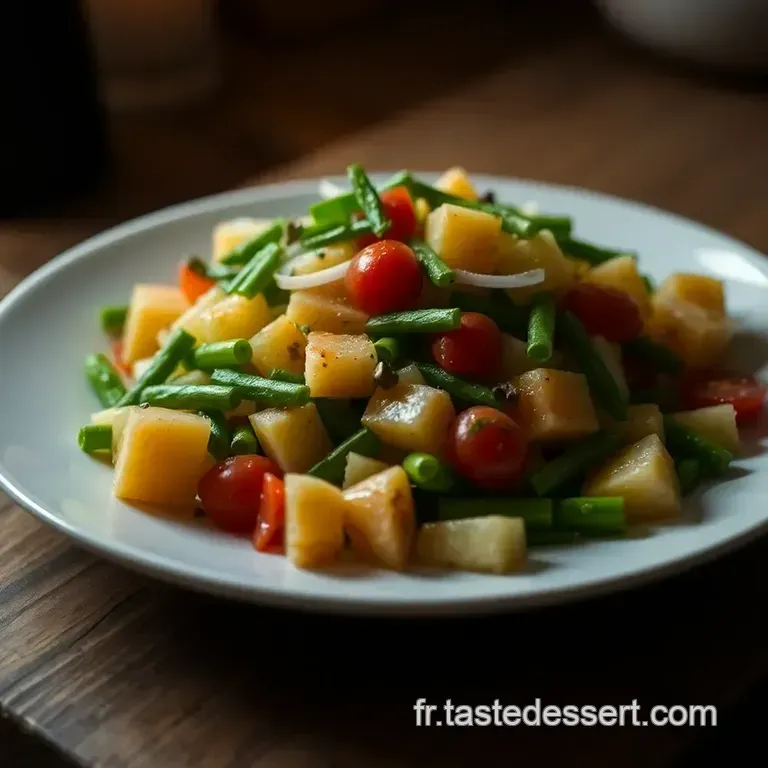 Salade De Pommes De Terre &Agrave; La Fran&ccedil;aise presentation