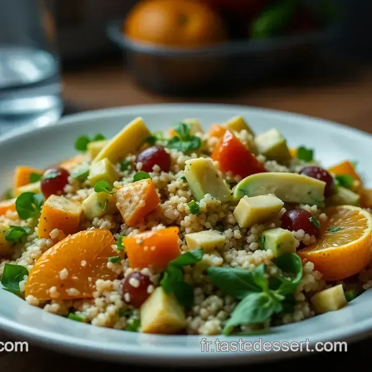 Salade de Quinoa aux Agrumes et Avocat