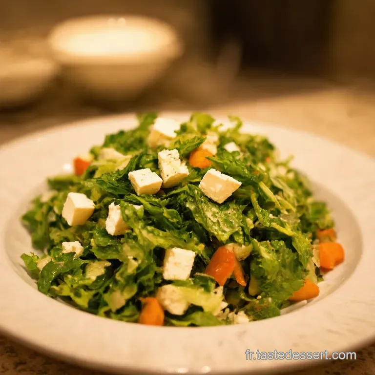Salade Dorzo &Agrave; La Feta Un D&eacute;lice Frais Et Ensoleill&eacute; presentation
