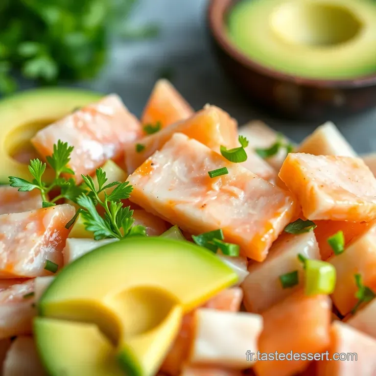 Salade Fra&icirc;cheur Saumon-Avocat