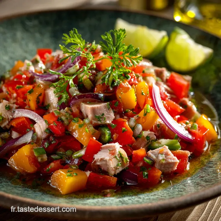 Salade Mexicaine Au Thon La Recette Fra&icirc;cheur De L&eacute;t&eacute; presentation