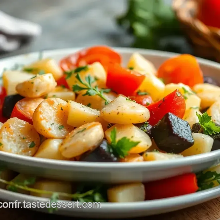 Salade Ni&ccedil;oise Revisit&eacute;e: Pommes de Terre Thon et Vinaigrette Citronn&eacute;e