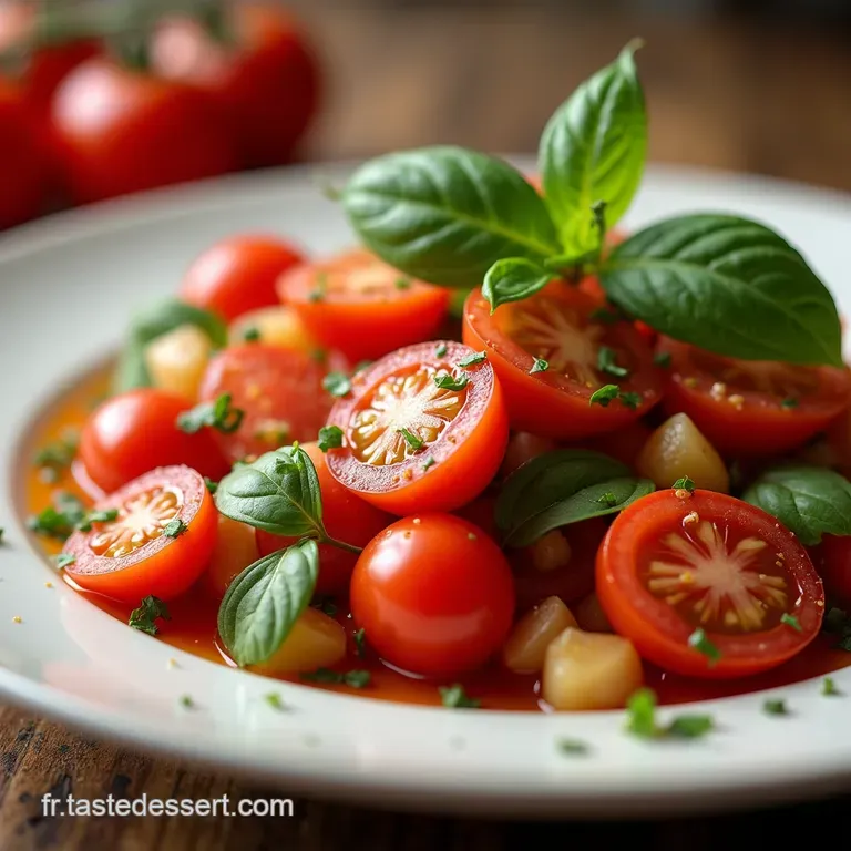 La Symphonie Estivale Salade de Tomates Parfaite Fa&ccedil;on GrandM&egrave;re