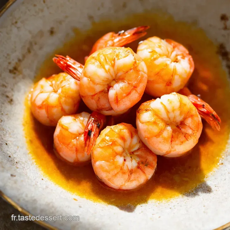 Samoussas Croustillants aux Crevettes et &agrave; lAil