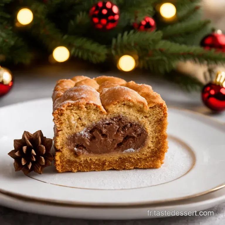 Sapin Gourmand au Nutella Scintillant de Perles Sucr&eacute;es