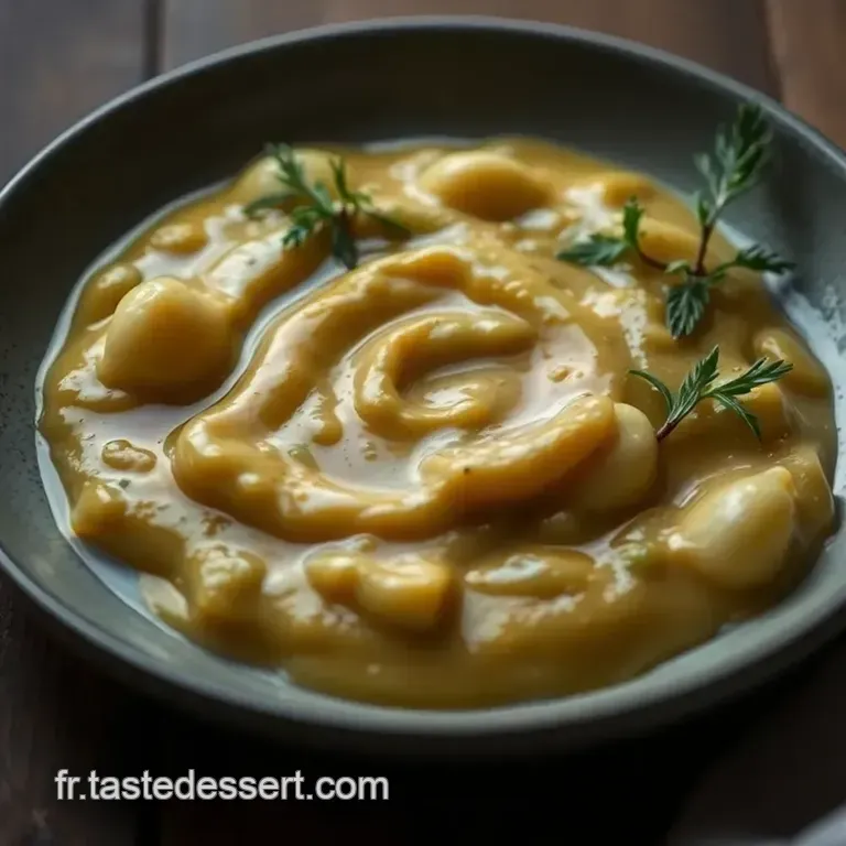 Sauce &Agrave; L&rsquo;oseille Classique presentation