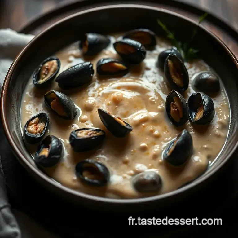 Sauce Aux Morilles Cr&eacute;meuse presentation