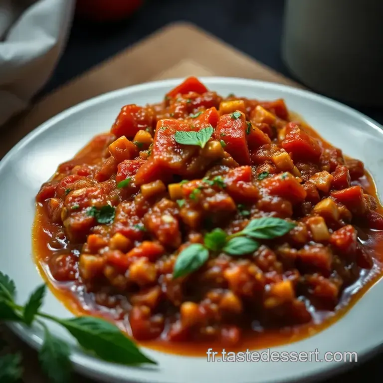 Sauce Tomate &Agrave; L aubergine &mdash; Un D&eacute;lice M&eacute;diterran&eacute;en presentation