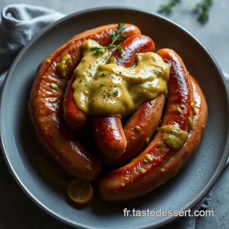 Saucisse De Morteau : Un D&eacute;lice Fum&eacute; &Agrave; La Moutarde presentation