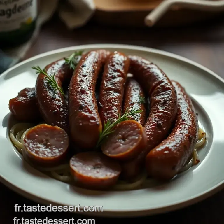Saucisses De Strasbourg Maison presentation