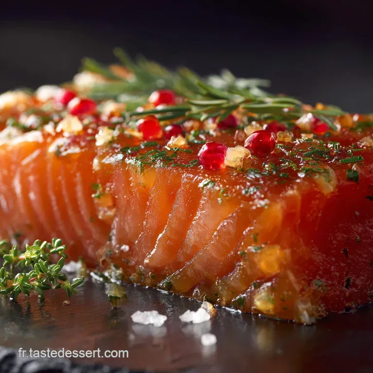 Le Saumon Gravlax Classique &agrave; lAneth et au Poivre Blanc