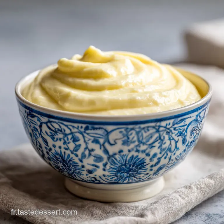 Elegant bowl of creamy semoule au lait, cinnamon swirl on top, next to a silver spoon, hinting at a sweet, comforting dess...