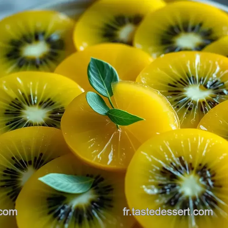 Soleil Matinal: Jus de Kiwi Jaune Citron Vert et Menthe