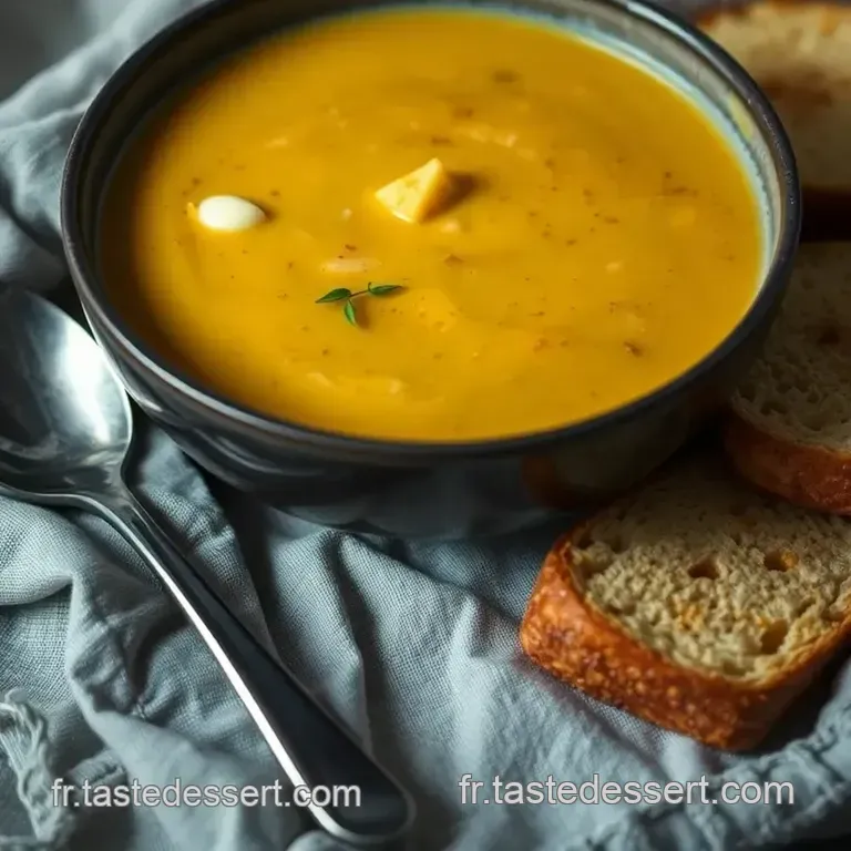 Soupe Ch&acirc;taigne Potiron : Recette R&eacute;confortante Et Savoureuse presentation