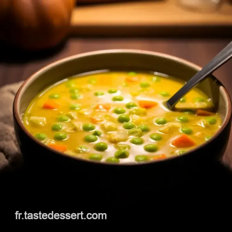 Soupe De Pois Cass&eacute;s &Agrave; La Fran&ccedil;aise presentation