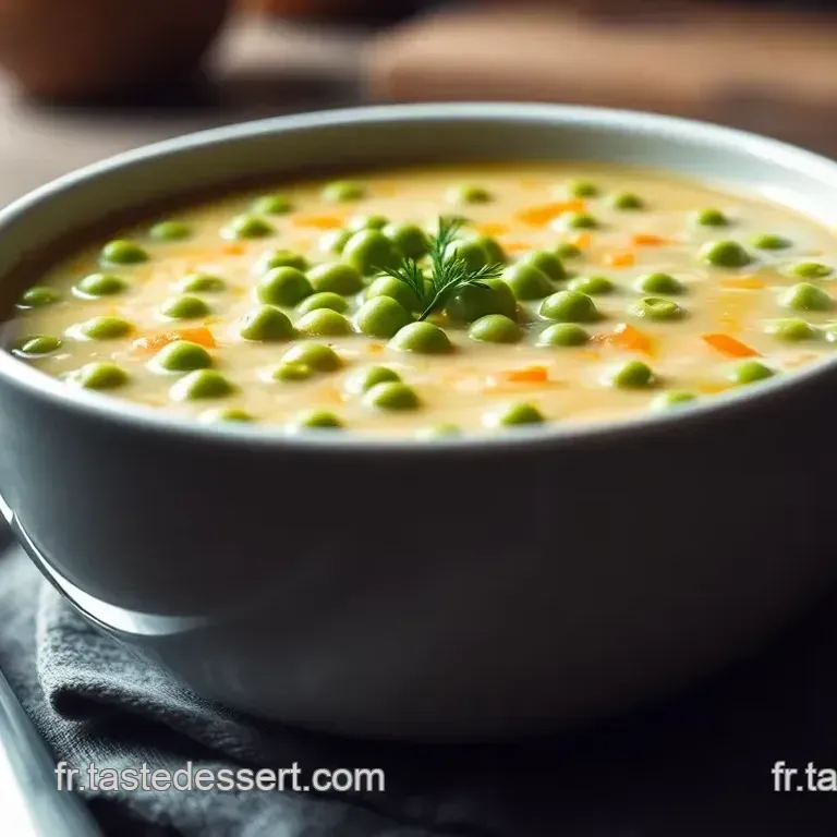 Soupe de Pois Cass&eacute;s &agrave; la Fran&ccedil;aise - Une Douceur R&eacute;confortante