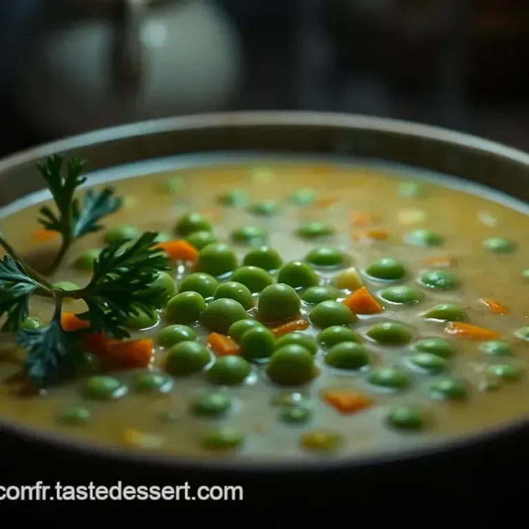 Soupe de Pois Cass&eacute;s &agrave; la Fran&ccedil;aise