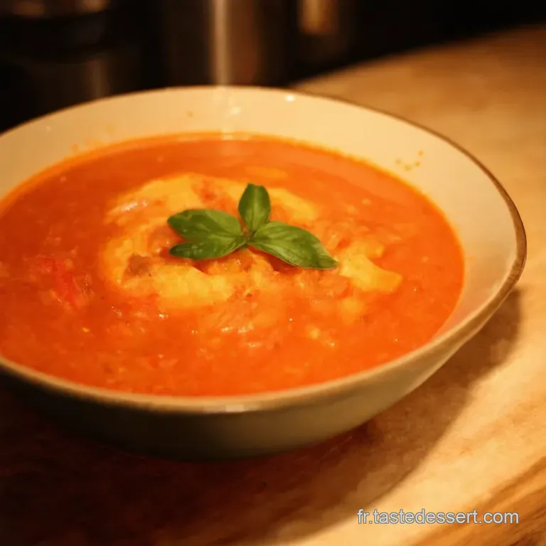 Soupe Froide Tomatethon L&eacute;treinte Fra&icirc;che De L&eacute;t&eacute; presentation