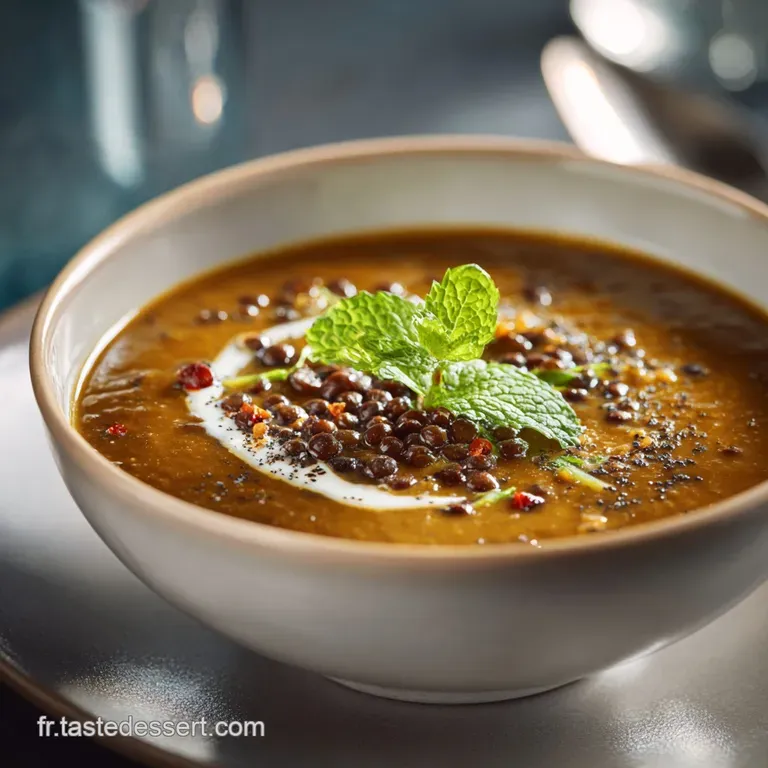 Soupe de Lentilles au Cumin Notre velout&eacute; cr&eacute;meux aux Lentilles du Puy AOP