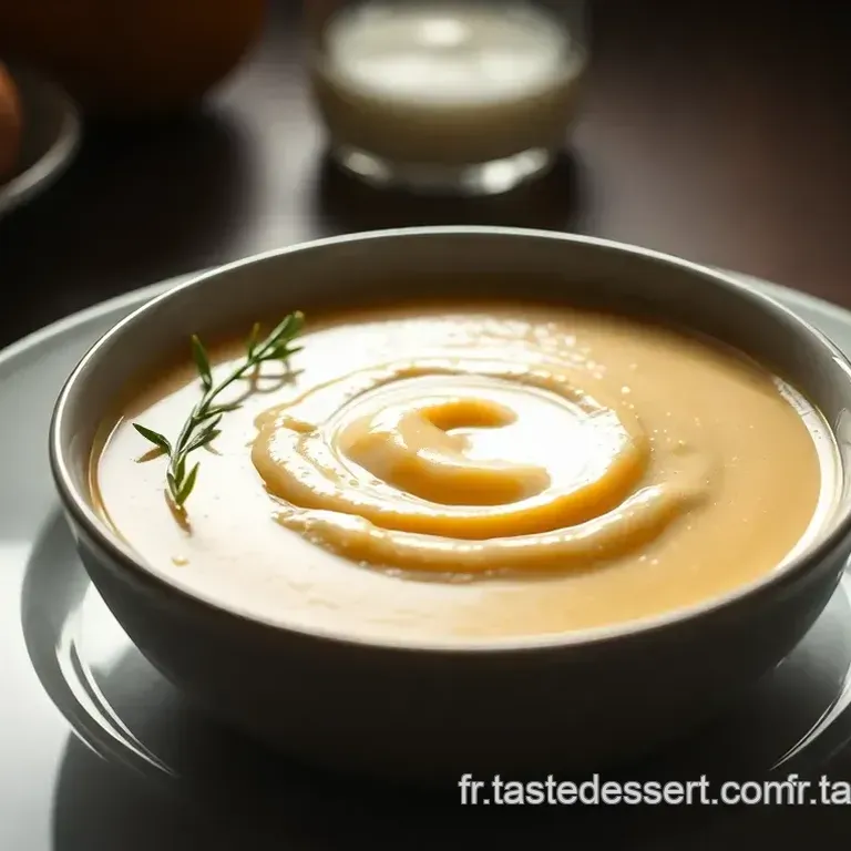 Soupe Velout&eacute;e de Patate Douce &agrave; la Noix de Coco