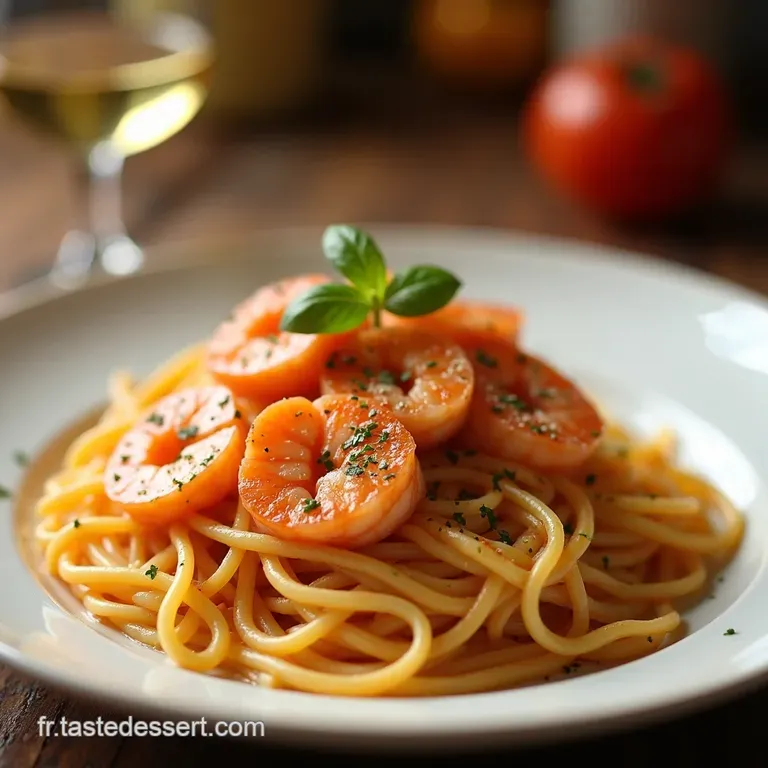 Spaghetti Au Saumon Fum&eacute; Et Aux Courgettes Une Touche De Fra&icirc;cheur presentation