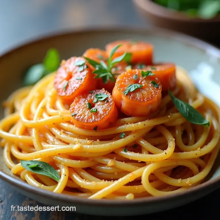 Spaghetti au Saumon Fum&eacute; et aux Courgettes Une Touche de Fra&icirc;cheur