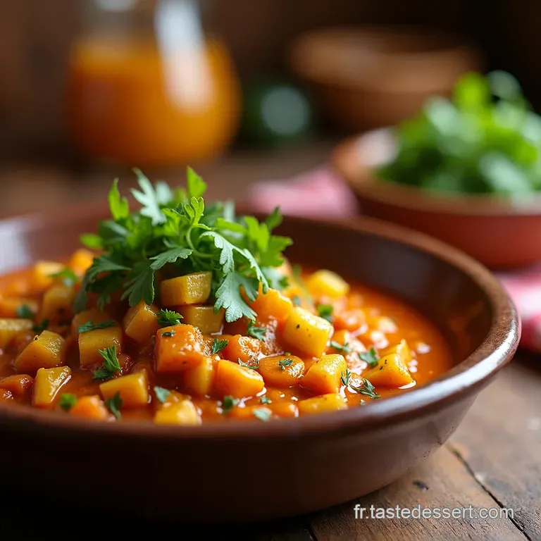 Tajine Color&eacute; De Saison presentation